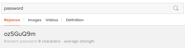 génération de password ou passphrase